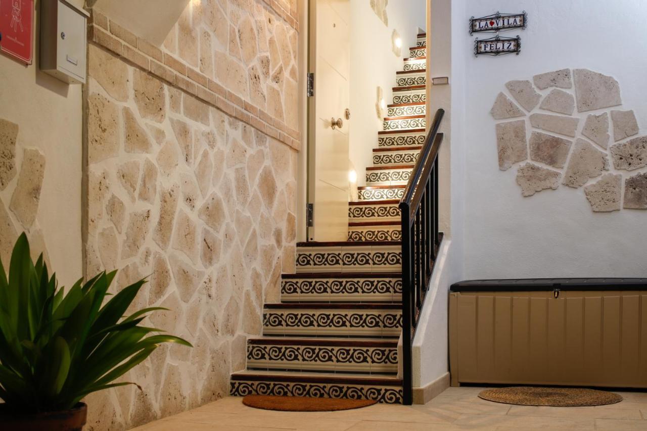 La Vila Feliz, Gemuetliche Private Duplex-Ferienwohnung Im Typischen Fischerhaus Mit Fantastischem Meerblick ビリャホヨサ エクステリア 写真